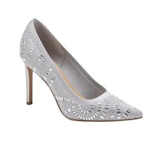 Talia Sodi 'Silver Bling' Embelleshed Heel Pumps Womens Size 10 NWT NIB